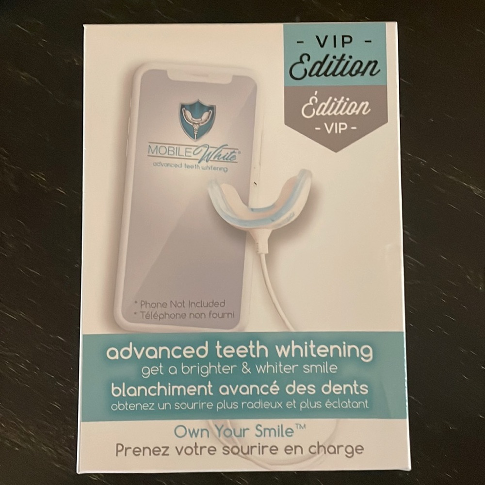 Mobile White Teeth Whitening System-only opened to look at it.